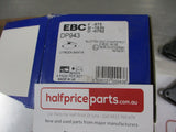 EBC Front Brake Pad Set Suits Citroen Xantia New Part