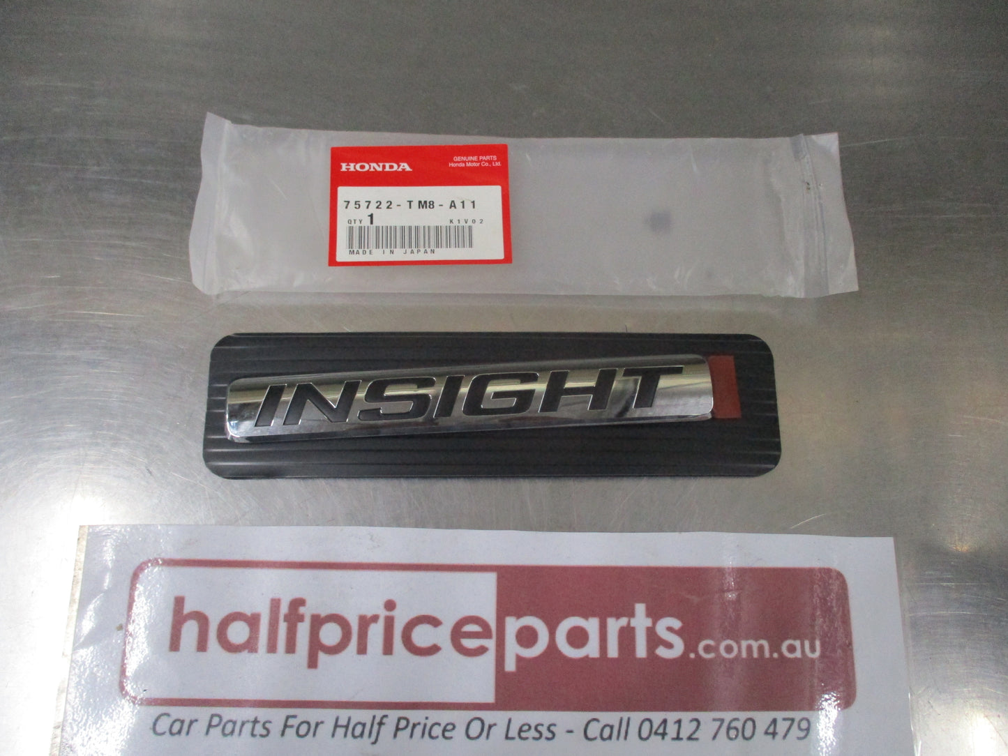 Honda Insight Genuine Rear Nameplate Emblem New Part
