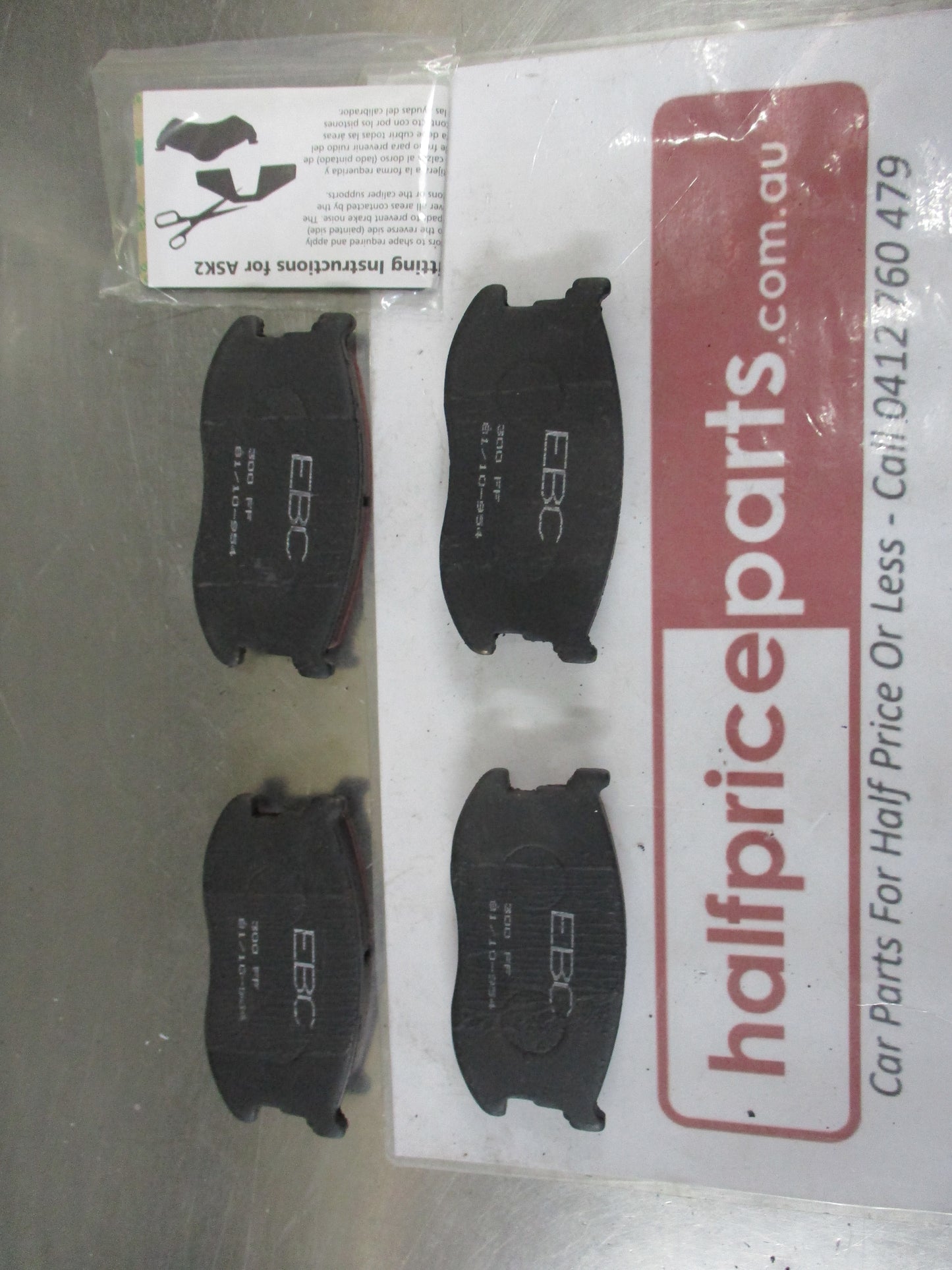 EBC Front Brake Pad Set Suits Holden Gemni/Mazda 323 New Part