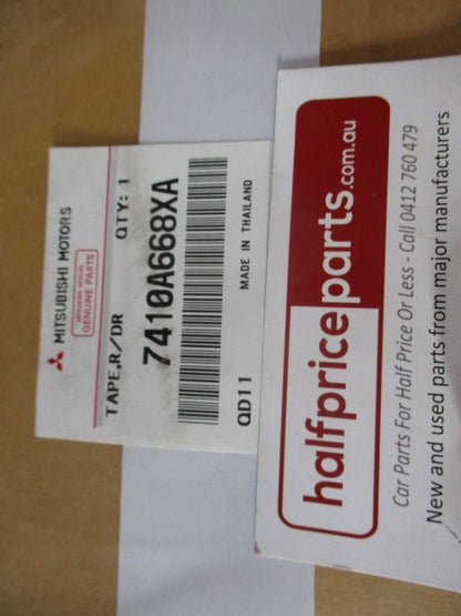 Mitsubishi Pajero Genuine Right Hand Rear Door Sash New Part