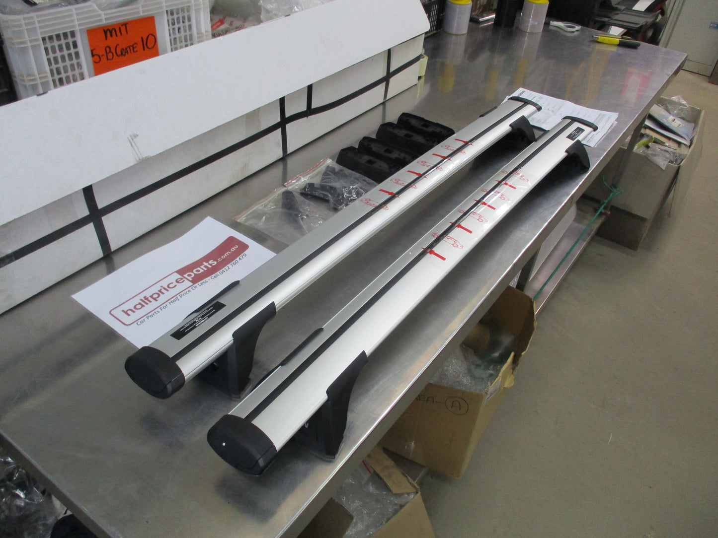 Nissan X-Trail T32 Genuine Roof Bars Through Style Kit New