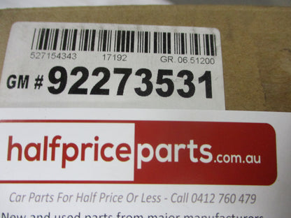 Holden VF HSV/GTS/SSV Genuine Flat Bottom Steering Wheel Leather (Black With White Stiching) New Part