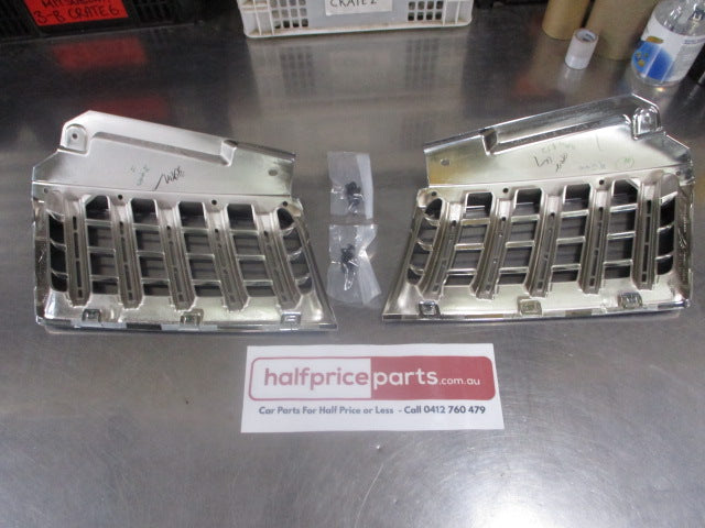 Mitsubishi Triton Genuine Front Radiator Grille Pair Chrome New Part