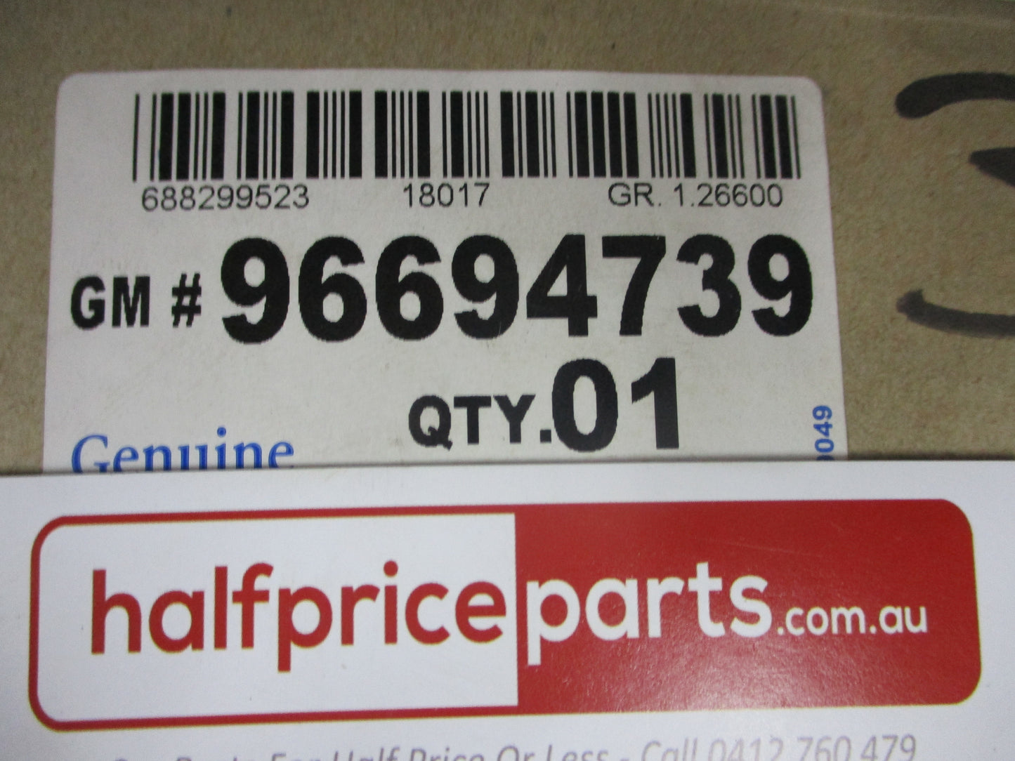 Holden Barina TM Genuine Upper Grille Chrome Surround New Part