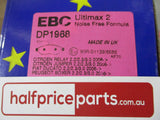 EBC Front Disc Brake Pad Set Suits Fiat Ducato /Peugeot Boxer New Part