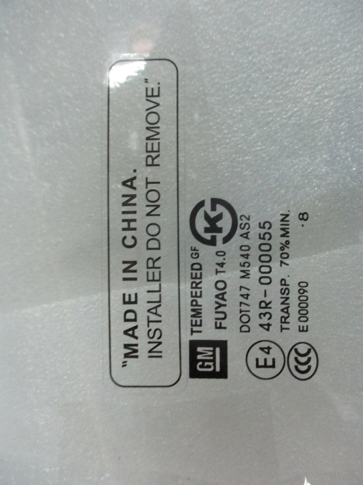 Holden JH/JG Cruze Genuine Drivers Door Glass New Part