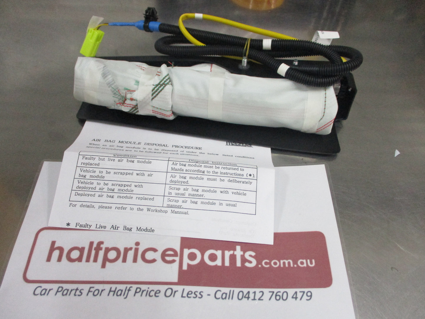 Mazda 3 BP Hatch Genuine Right Hand Front Door Air Bag New Part