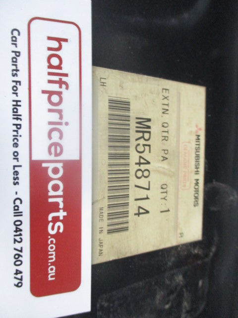Mitsubishi Lancer Genuine Right Hand Rear Quarter Panel Extension New Part