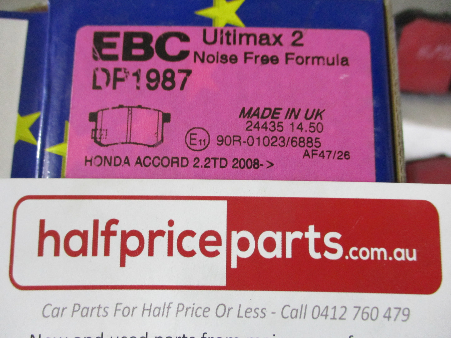 EBC Rear Brake Pad Set Suits Honda Accord New Part