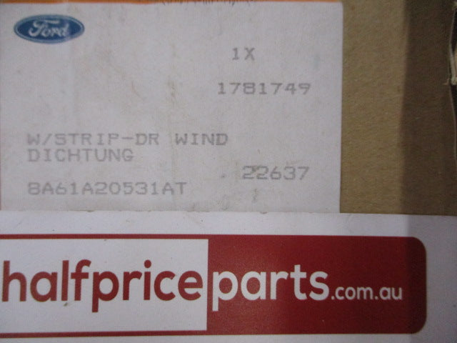 Ford Festiva WS/WZ Genuine Right Hand Front Door Weather Strip Body Rubber New Part
