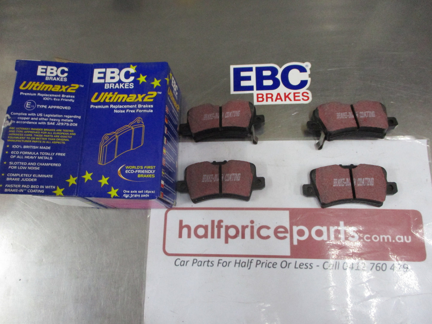 EBC Rear Disc Brake Pad Set Suits Honda Civic New Part