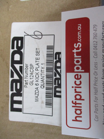 Mazda 6 Genuine Set Of Chrome Door Scuff Plates New Part