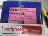 EBC Front Disc Brake Pad Set Suits Toyota Corolla ZRE152R New Part