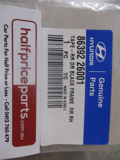Hyundai Santa Fe Genuine Right Hand Front A-Pillar Black Out Tape New Part