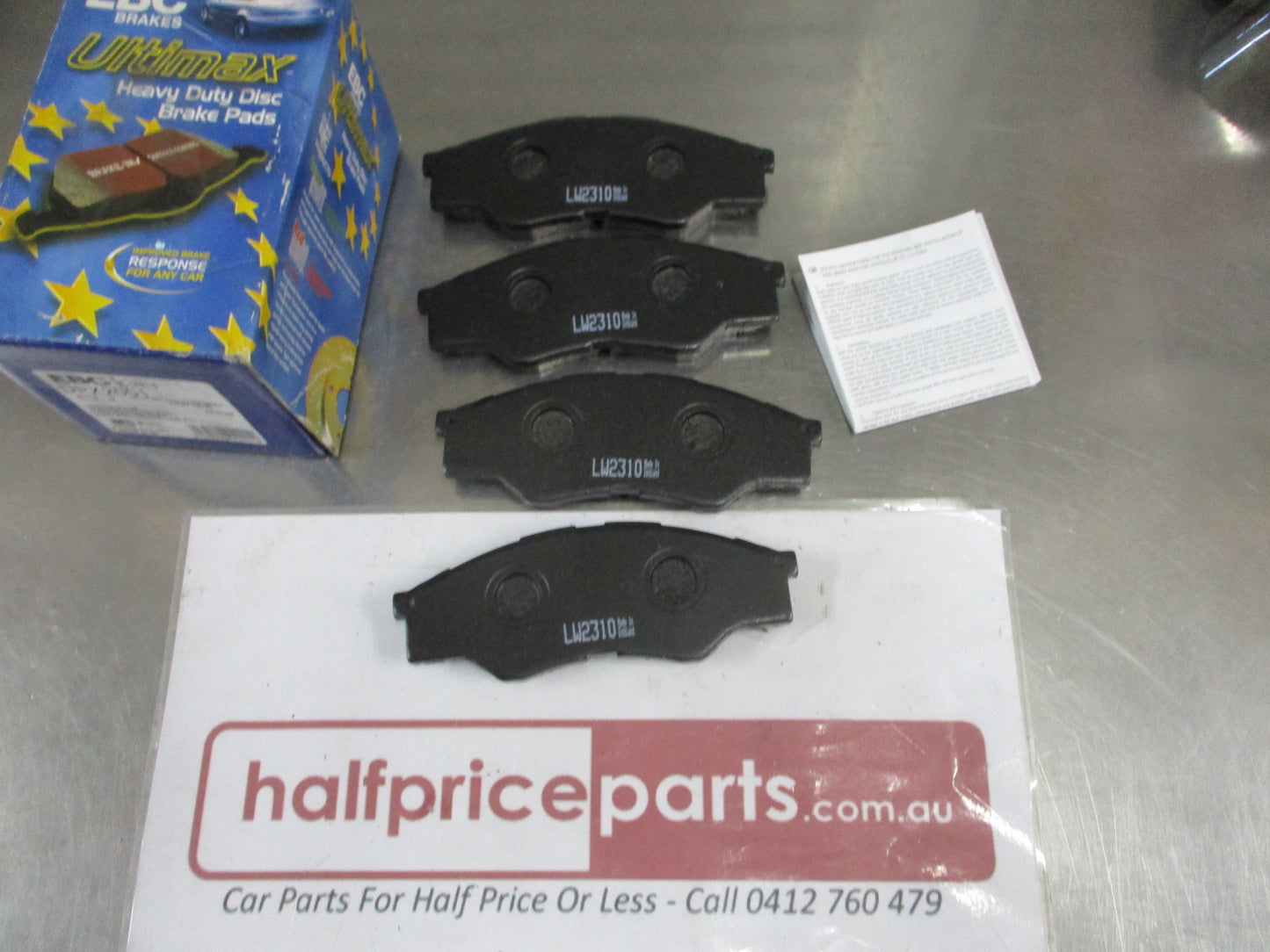 EBC Front Disc Brake Pad Set Suits Toyota Hilux 2WD New Part