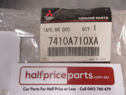Mitsubishi Outlander Sport Genuine Right Hand Rear Door Front Sash New Part