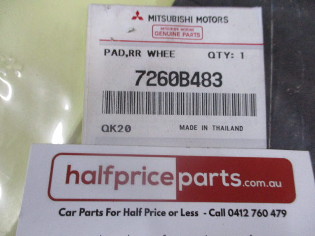 Mitsubishi Genuine Rear Wheel Housing Side Panel Insulator New Part