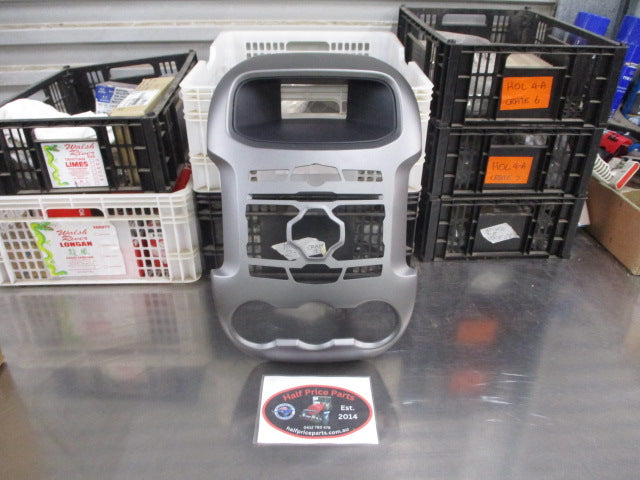Ford PX Ranger Genuine Center Console Radio Fascia (Silver) New Part