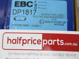 EBC Front Disc Brake Pad Set Suits Toyota Yaris New Part