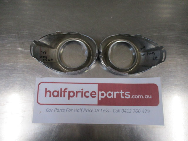 Ford Focus Mk3 Genuine Front Chrome Fog Light Bezel Pair - Used Part