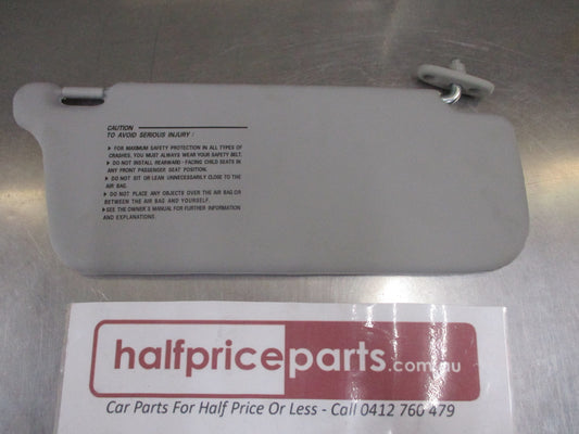 Hyundai Accent Genuine Drivers Side Sun Visor (Gray) New Part