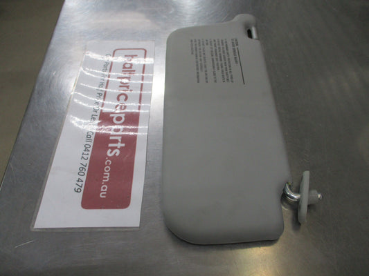 Hyundai Accent Genuine Drivers Side Sun Visor (Gray) New Part