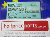 EBC Greenstuff Front Disc Brake Pad Set Suits Dodge Ram 2500/3500 New Part