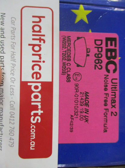 EBC Front Disc Brake Pad Set Suits Mercedes Benz C-Class New Part