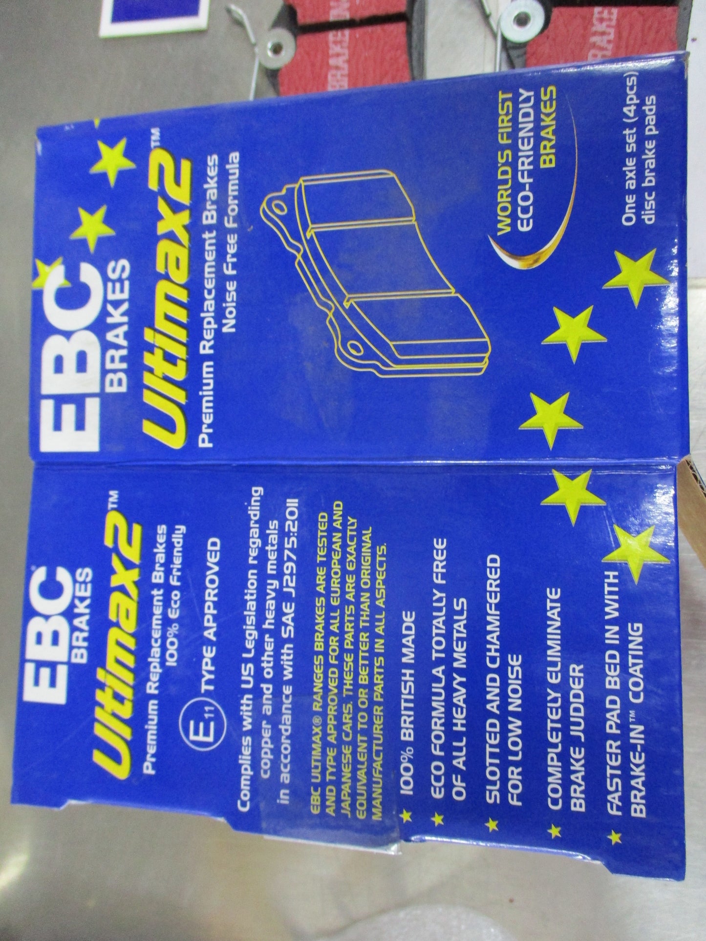EBC Rear Disc Brake Pad Set Suits Mitsubishi Colt/Volvo S40/V40 New Part