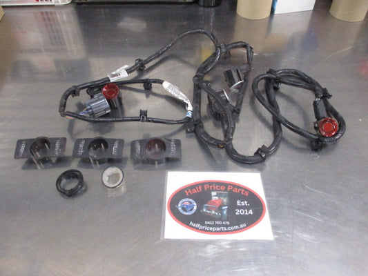 Ford PX Ranger MK3 Genuine Rear Park Assist Wiring 4 Head Silver-Red Used Part