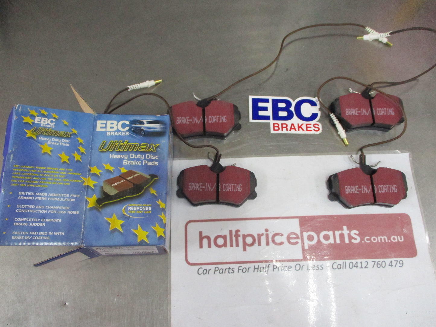 EBC Front Disc Brake Pad Set Suits Peugeot 306/Citroen ZX New Part