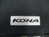 Hyundai Kona OS Genuine Tailored Floor Mats - Yellow Stitching - New