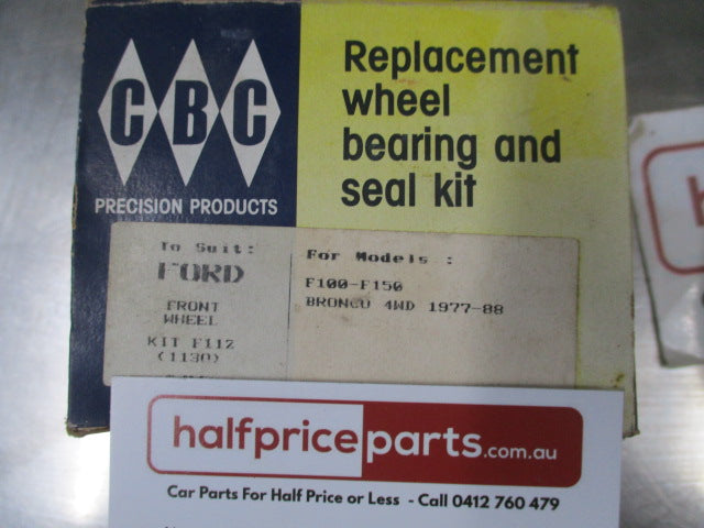 CBC Front Wheel Bearing Kit Suits Ford F100/150/Bronco New Part