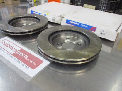 ACDelco Front Disc Brake Rotors (Pair) Suits Suzuki Swift 1.4/1.6 Ltr New Part