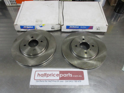 ACDelco Front Disc Brake Rotors (Pair) Suits Suzuki Swift 1.4/1.6 Ltr New Part
