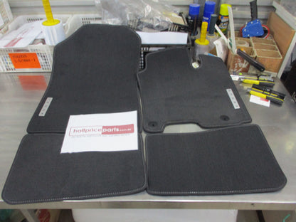 Hyundai Venue Genuine Carpet Floor Mat Set With White Stitching New Part