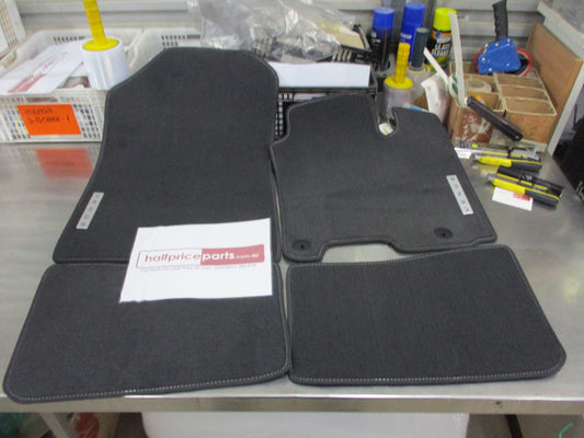 Hyundai Venue Genuine Carpet Floor Mat Set With White Stitching New Part