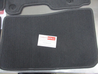 Hyundai Venue Genuine Carpet Floor Mat Set With White Stitching New Part