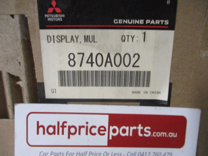 Mitsubishi Pajero Sport QE Genuine Sat Nav Display Multivision Radio/CD/DVD/Sat/TvV New Part