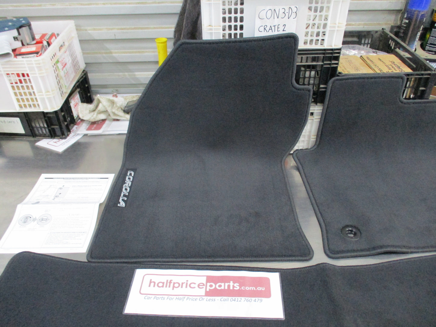 Toyota Corolla Genuine Carpet Floor Mat Set New Part