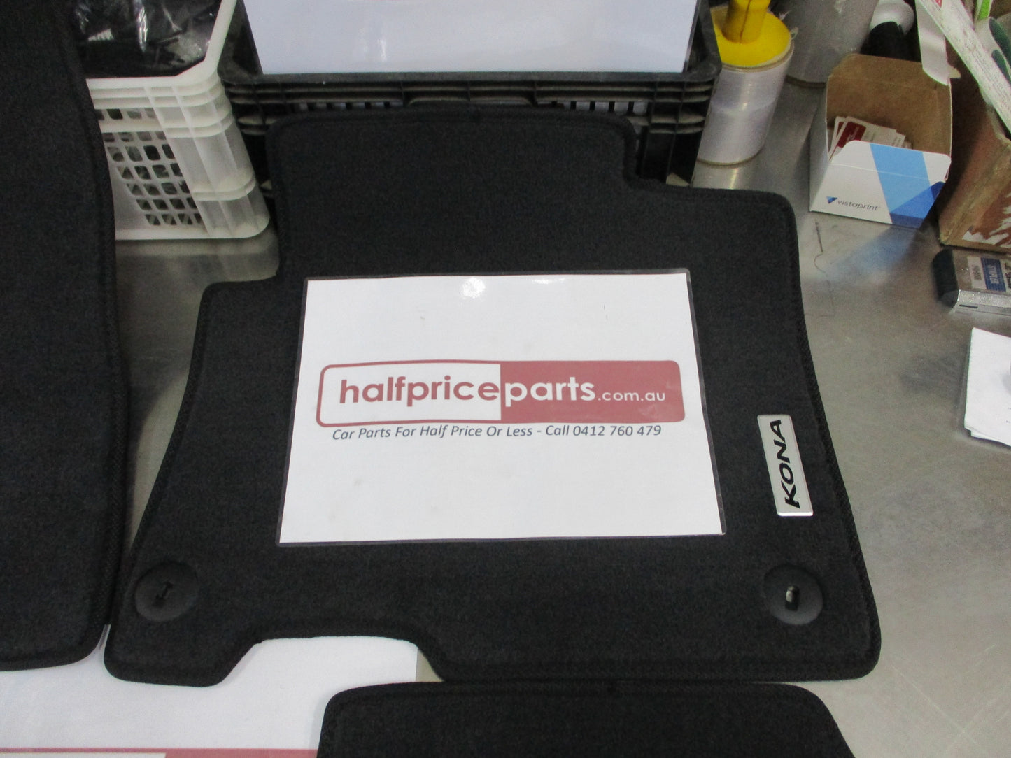 Hyundai OS Kona Genuine Front And Rear Carpet Mat Set New Part