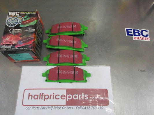 EBC Greenstuff Front Disc Brake Pad Set Suits Nissan X-Trail/Elgrand New Part