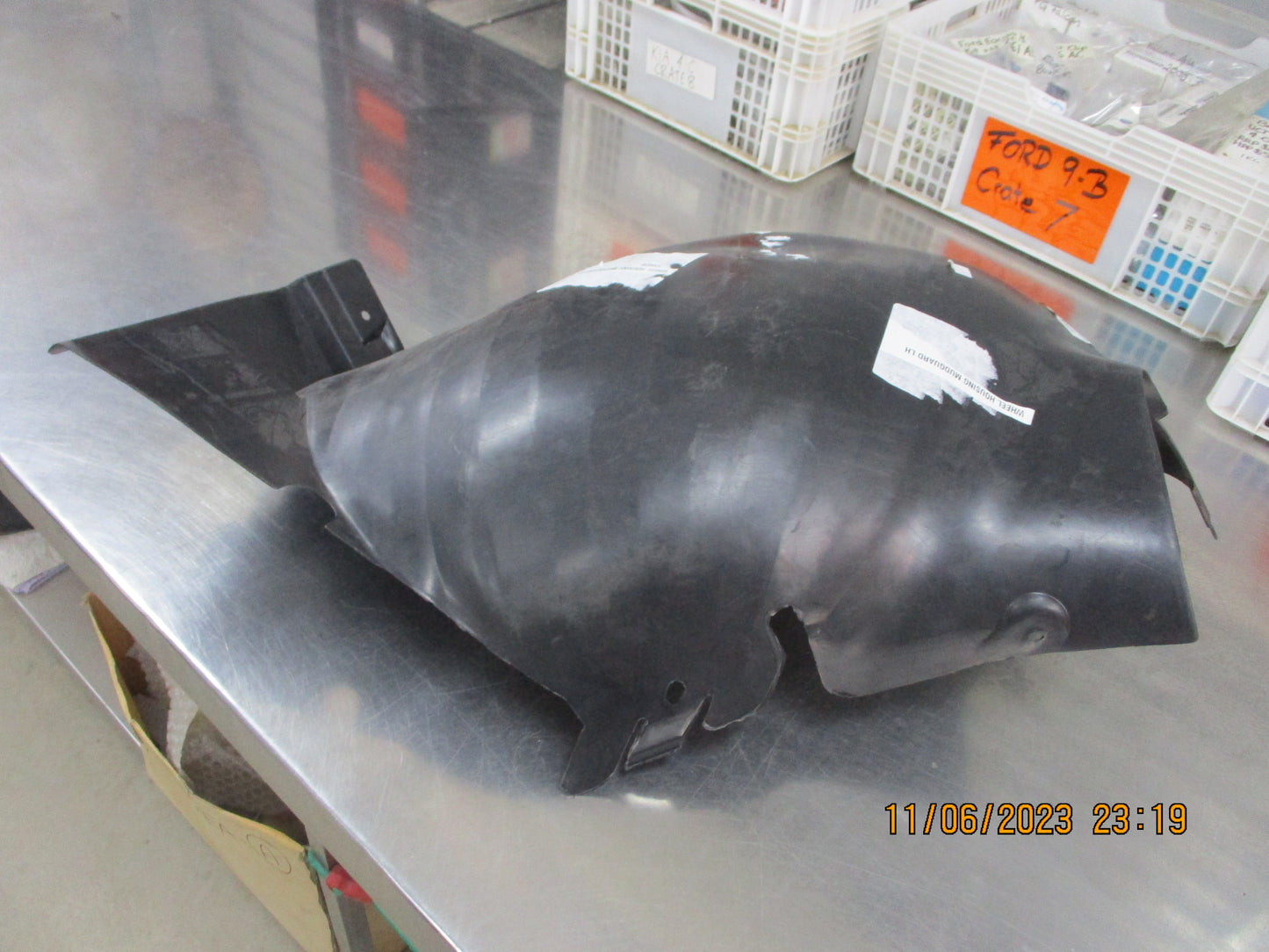 Peugeot 206 Genuine Left Hand Rear Slash Guard Wide Bumper New Part