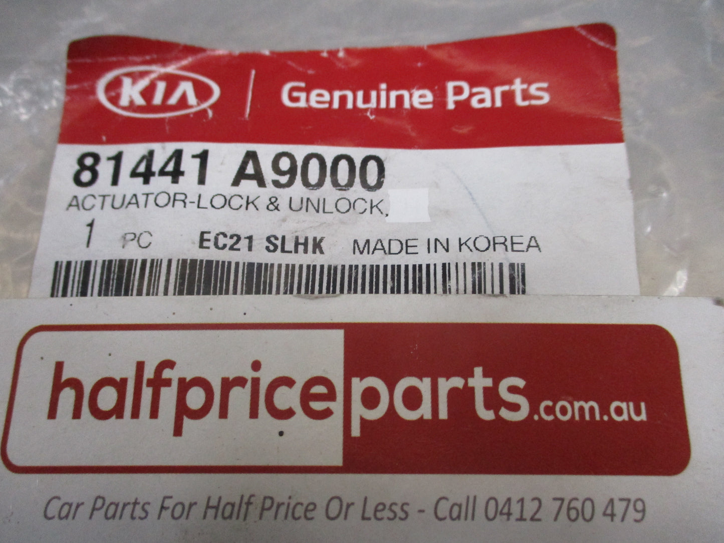 Kia Carnival Genuine Right Hand Lock And Unlock Actuator New Part