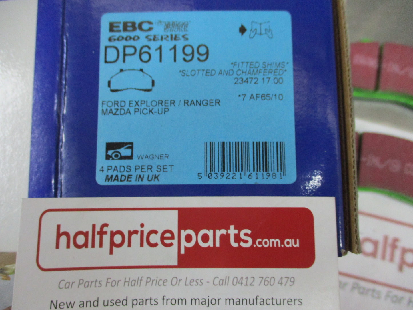 EBC Front Disc Brake Pad Set Suits Ford Explorer New Part