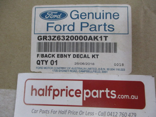Ford Mustang Genuine Ebony Decal Kit Bonnet/Roof/Boot New Part