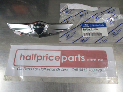 Hyundai Genesis Genuine Rear Boot Wing Emblem Assembly New Part