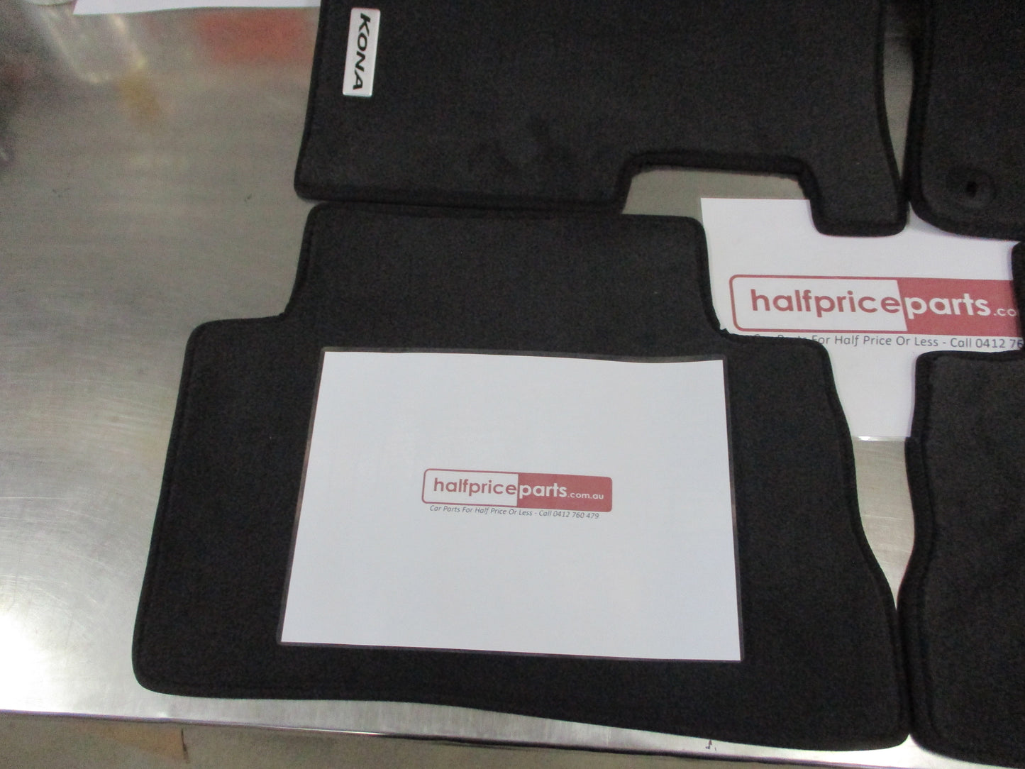 Hyundai Kona OS Genuine Black Carpet Floor Mat Set 4 New Part