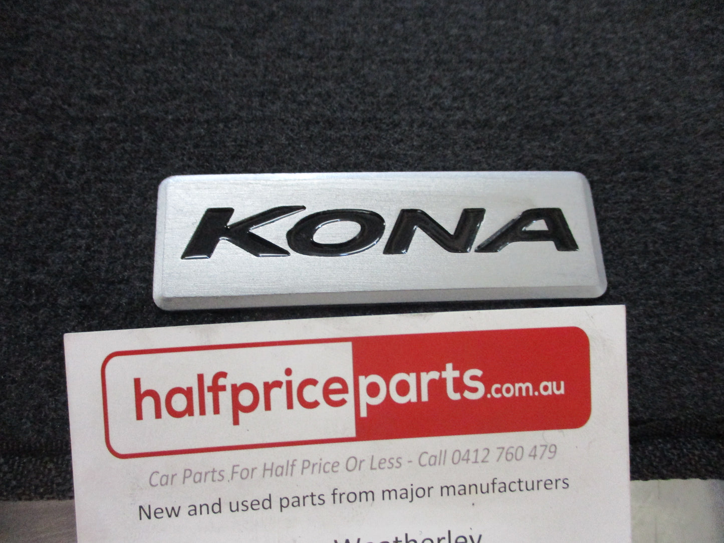 Hyundai Kona OS Genuine Black Carpet Floor Mat Set 4 New Part