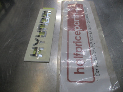Hyundai Tucson Genuine Rear Chrome Emblem New Part